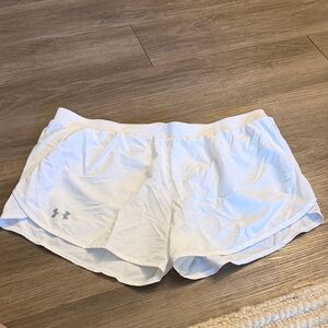 Under Armour Women's Athletic White Shorts